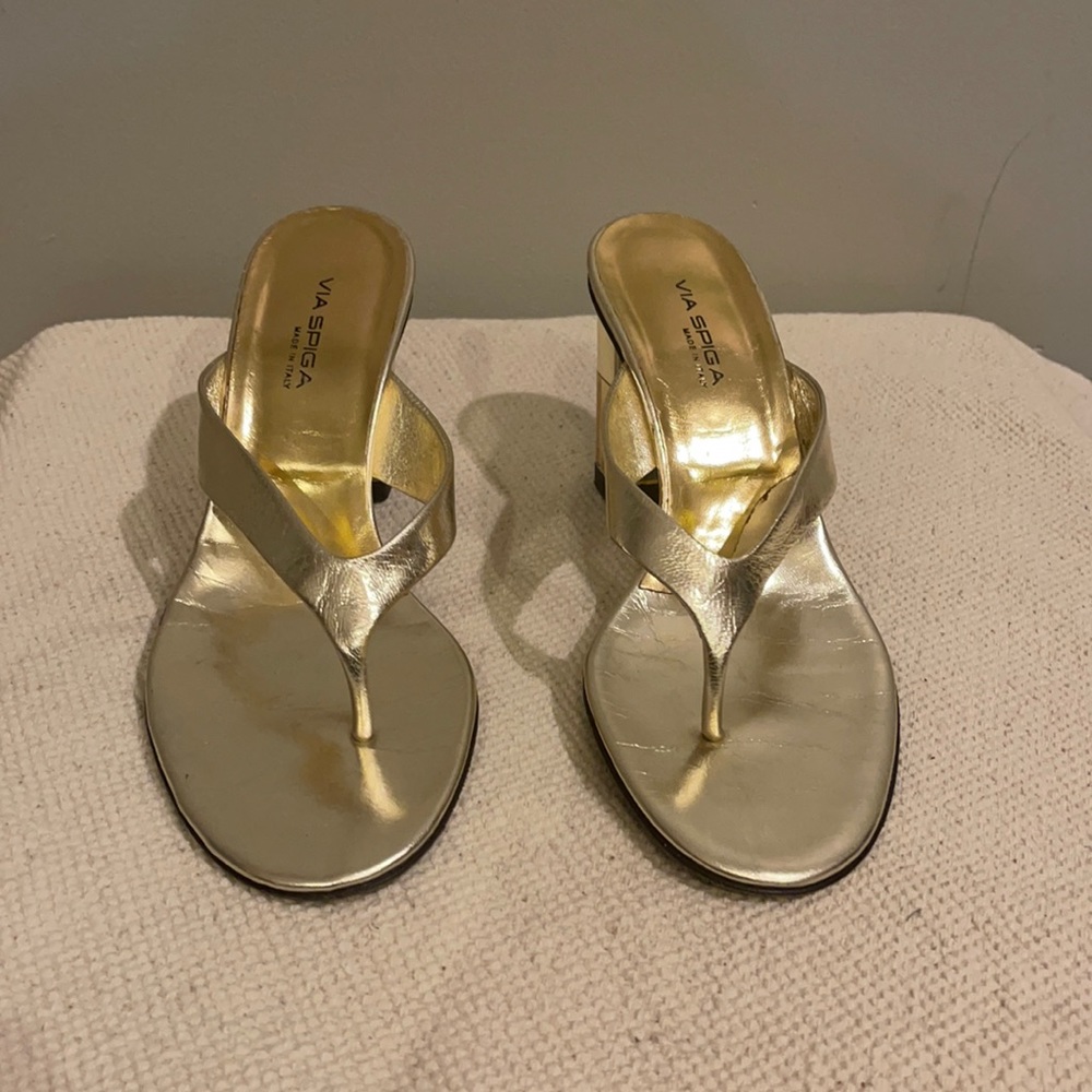 Via Spiga Translucent Heal Thong Sandel